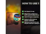 3219  Kapoor Dani Night Lamp Electric Incense Burner -Mix design