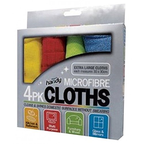 AM2825 Microfiber Cloths Cleaning Extra Large Size 30 X 30 Cm set of 4 pieces