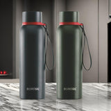 AM2983 Borosil Hydra Trek 700 ml Stainless Steel Water Bottle | Double Wall Vacuum Insulated Flask, Multicolor