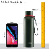 AM2983 Borosil Hydra Trek 700 ml Stainless Steel Water Bottle | Double Wall Vacuum Insulated Flask, Multicolor