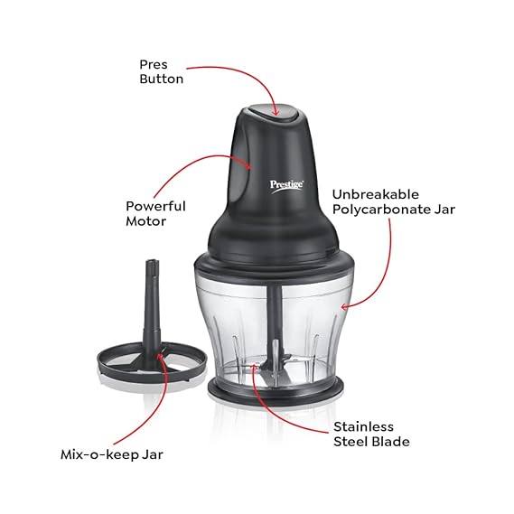 AM2279 Prestige Pec Multi-Purpose Electric Chopper 250 Watts Polycarbonate Jar