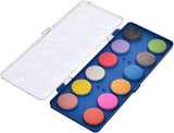 AM3335 MINI Luncky Hao Watercolour Pan Set Of 12 Assorted Colour