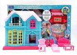 AM0199 Mini Dollhouse Playset, Princess Dream House Play Set with Accessories, Set of 1