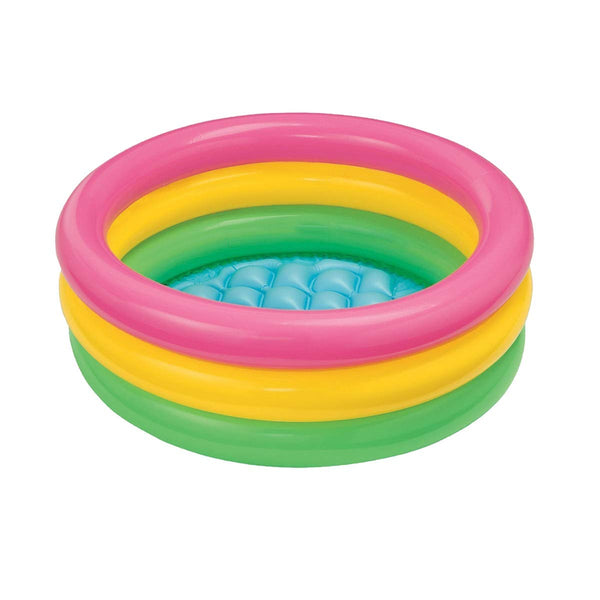 AM0004 Kid's Inflatable Baby Bath Tub Pool, 2ft, 3-4 Years (Multicolour)