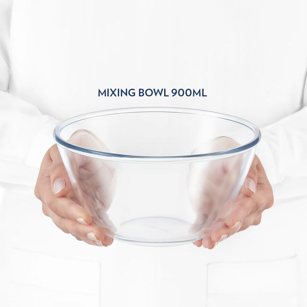 AM3683 Borosil Glass Mixing & Serving Bowl 900ml (IH22MB15190)