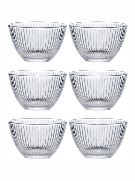 AM3755 Crystal Clear Bowl 130ml Set of 6 Pcs (RG0088)