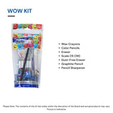 3581 Wow Kit for kids , Kit for Creative Minds ,Gifting Range for Kids ,Combination of 7 Stationery Items