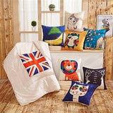 3961 Pillow Blanket 2 in 1 for Travel Multicolor