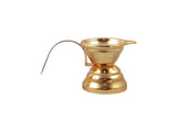 AM0742 Gold Plated Aarti Diya