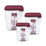 AM3653 Flair Storewell Square Storage Containers 6,8,12 ml Set of 3