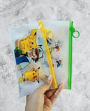 AM2165 Zipper bag Pouch 1128 Cartoon Stationery Zip Pouch for Pen Pencil