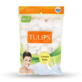 3868Tulips White Cotton Balls 50S (Pack Of 1)