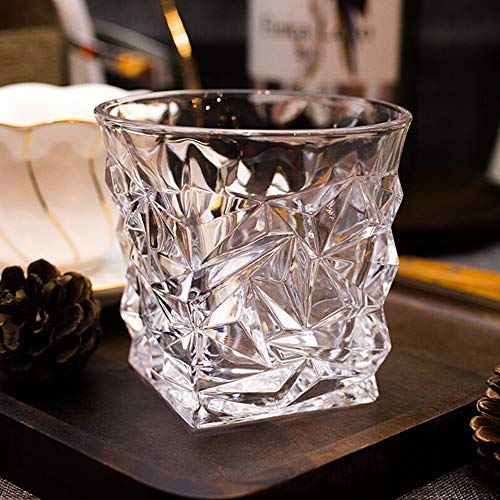 AM3750 Diamond Crystal Cut Whiskey Glasses Set of 6 Pcs 300ml