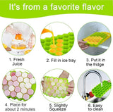 AM7763 Flexible Silicone Ice Cube Tray WIthout Lead, 37 Cubes , Fridge Use