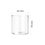 AM2591 CELLO Roma Borosilicate Glass Tumblers, Set of 6, 230ml Each, Clear