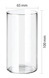 AM2592 CELLO Roma Borosilicate Glass Tumblers, Set of 6, 290ml Each, Clear