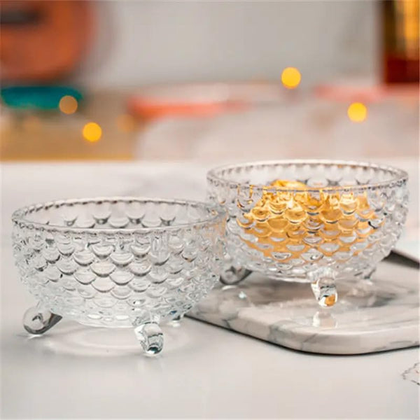 AM2659 Ice Cream Cup, Ice Cream Bowl 150 ML, Set of 6 Falooda Glass, Glass Irish Mug, Dishes for Dessert Bowl, Milkshake Glass Fruit and Pudding Set Serving Bowl for Home Restaurants and Parties