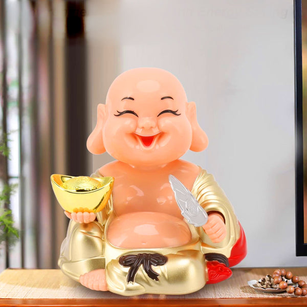 AM6243 Hand Buddha Monk Idol - Solar Powered Moving Head