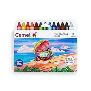 AM3313 Camel Wax Crayons Jumbo 13 Shades