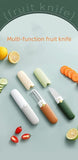 10186 2 in 1 Knife, Multifunctional peeler fruit knife (1 Pc)