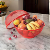 3162 Apple Shape Net Fruits & Vegetables Basket for Kitchen