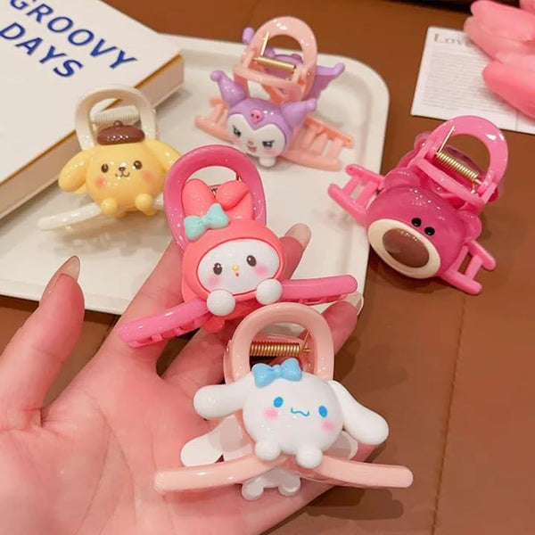 AM1267 Multicolor Cartoon Design Hair Clips 1Pcs