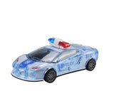 AM3449 Police Car with Lights and Sound Friction Power Car Toy