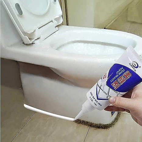 3576  Waterproof Tile Gap, Crack, Grout Filler Water Resistant Silicone Sealant for DIY Home Sink Gaps, Tiles Gaps Grouts Repair Filler Tube For Home, Office, Bathroom, Toilets (180 Ml)