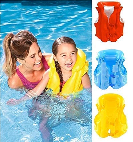 AM0384 Swimming Air Jacket for Kids 3 to 6 Years (Pack of 1) Multicolour