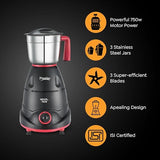 AM2272 Prestige Regal 750W Mixer Grinder with 3 stainless-steel Jars