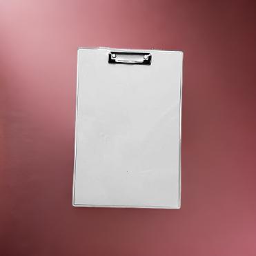 AM3538 Aerotix Unbreakable Clear 260gm Transparent Clip Board 1 Pcs