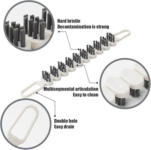 3094 Foldable Gap Cleaning Brush Flexible, Bendable pack of 1
