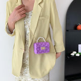 3728 Kids Jelly Sling Purse Fashion Handbag (10x13x5 CM) –