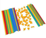 AM0381 Magic Building Straw Blocks (Multicolor) -100PCS