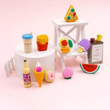 AM3710 3D Cute Food Shape Rubber Pencil Erasers for Kid