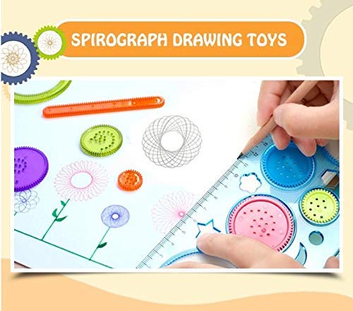 AM0439 Spiral Spirograph Geometric Ruler Spirograph Set For Kids