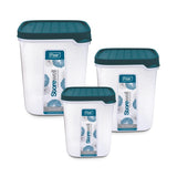 AM3654 Flair Plastic Storewell Square Containers 2400x6000x8000ml -3pcs