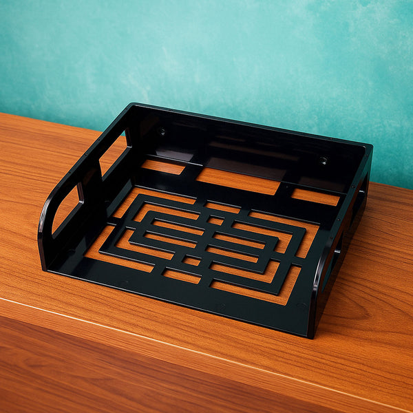 AM6209 ABS TV Setup Box Stand - Black