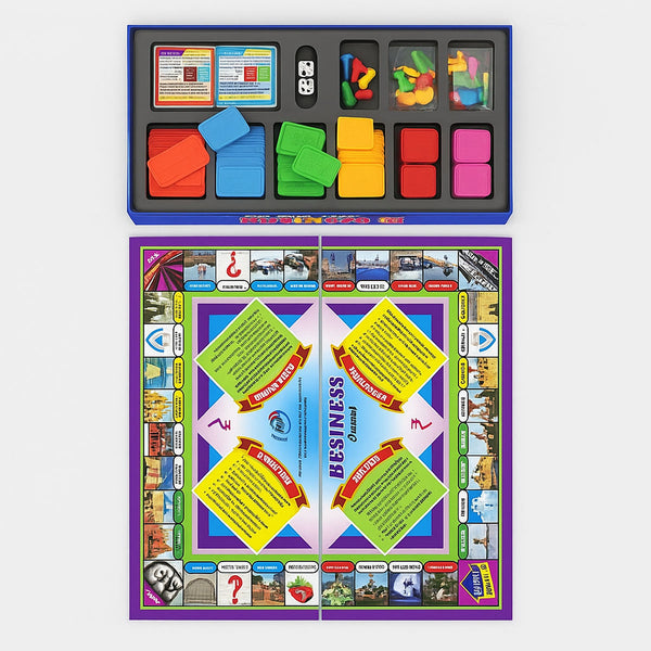 AM6119 Business Deluxe 5-in-1 Board Game – Buying, Selling & Trading Property