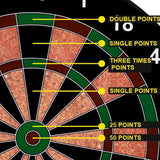 AM6038 Magnetic Dart Board Game with Safe Darts for Kids and Adults