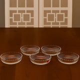 AM5977 Shine max Glass Plate (Multidesign) Set of 6pc -340ml