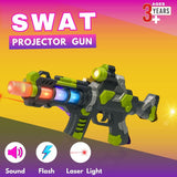 AM6025 Projector Toy Gun with 3D Multi Projections, Vibrant Light & Sound Effects