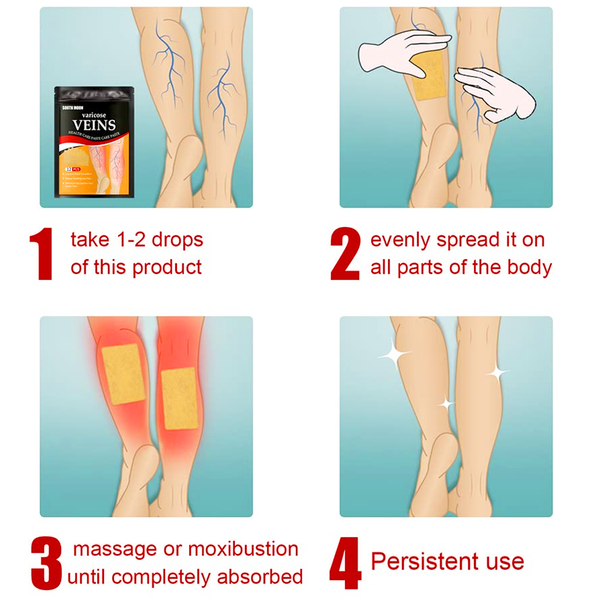 AM6158 Varicose Vein Relief Patches (Pack of 12 pcs)