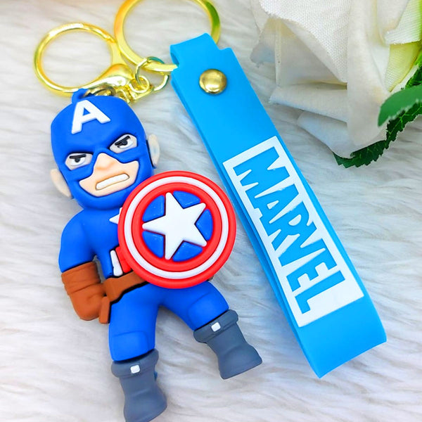 AM6052 Premium 3D Rubber Keychain & Keyrings (Multidesign)-Creative Cartoon Keychain