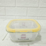 Di0005 Cello Fit & Fresh Clip-O Square Glass Storage Container - 520ml