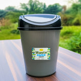 AM5856 Royal Plastic Garbage Waste Swing Dustbin (Pack of 1)