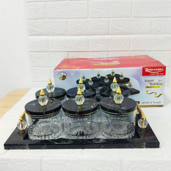 Di0173 Rishabh Super Rubikon Multipurpose 6-Piece Container Set with Tray