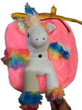 AM0570 teddy Velvet Kids School/Nursery/Picnic/Carry/Travelling Bag  mix - 2 to 5 Age