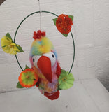 AM3491 Parrot soft Toy with Hanging Ring 22inch 160gm