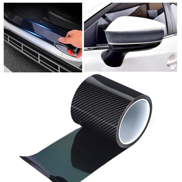 3103 Carbon Fiber Tape 5 Mtr for Interior High Gloss Anti Scratch Tape for Car Protection and Decoration